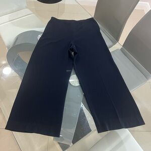 Linda Allard for Ellen Tracy Black Wide Leg zipper front Pants  | Size 12